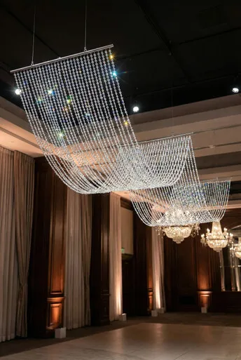 15FT. CRYSTAL CEILING DRAPING PANEL - 36