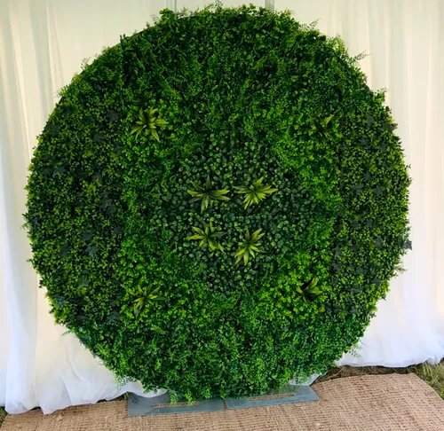 Round Greenery Wall
