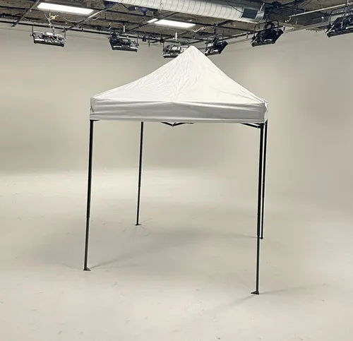 Cobizi Pop-up Tent, White 6.5'L x 6.5'W x 7'-10'H  