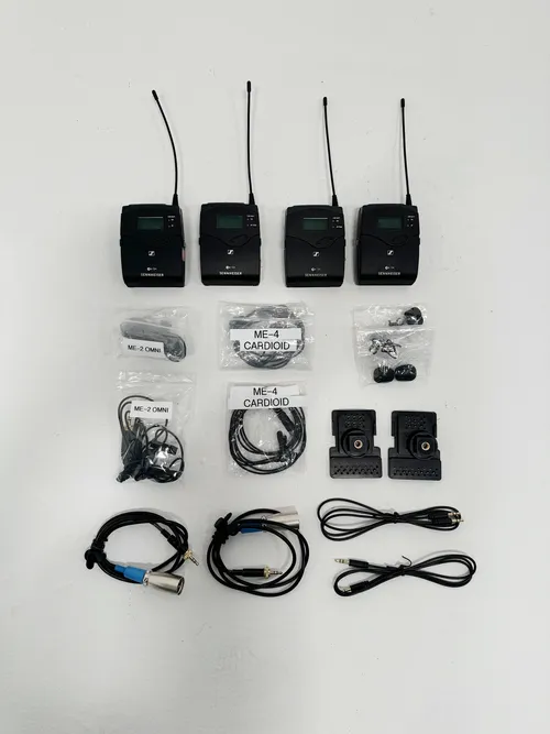 Sennheiser EW100 G4 Wireless Lavalier Microphones - (2)