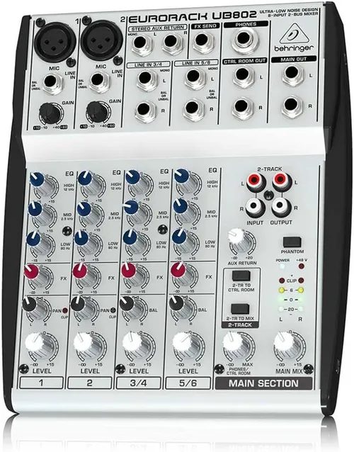 Behringer Eurorack UB802 Audio Mixer