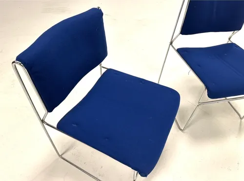 Chair - blue fabric