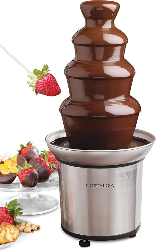 Nostalgia Electric Chocolate Fondue Fountain