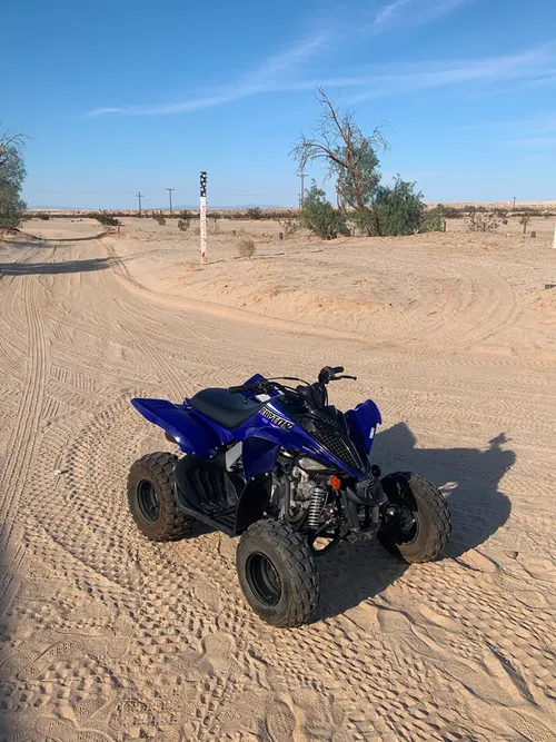 Yamaha Raptor 90 ATV Blue