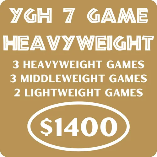 YGH 7 Game Heavyweight Rental Package (Oahu)