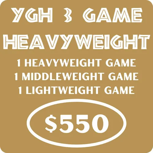 YGH 3 Game Heavyweight Rental Package (Oahu)
