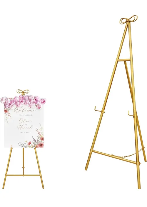 Gold BOW Easel Stand