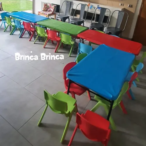 Mesas 60x120 + 25 sillas