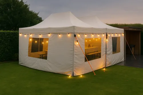 Partytent 6x4,5 pakket 4 (Borg artikel)