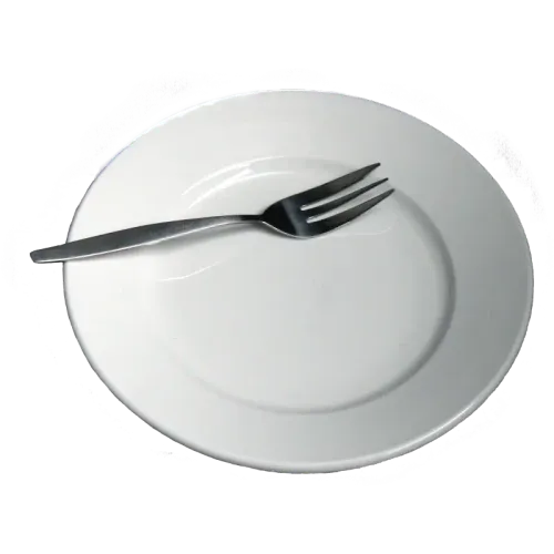 Gebak bordjes  met vorkjes ( Borg artikel)