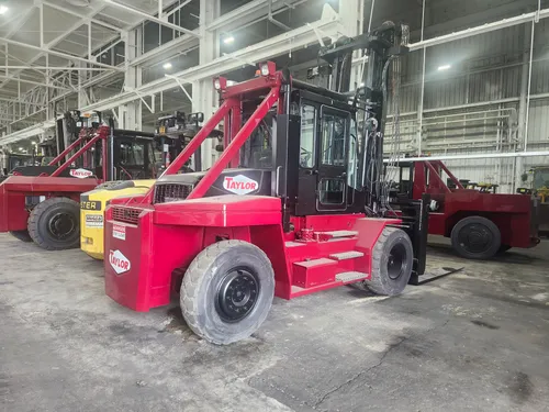 2013 Taylor TX280M 28,000 lb Propane Pneumatic Tire Forklift 