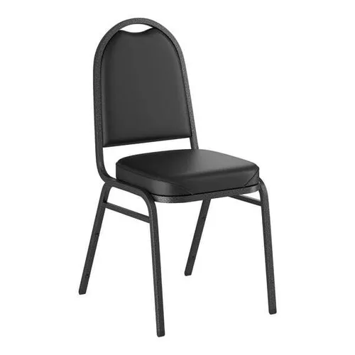 Black Padded Banquet Chair