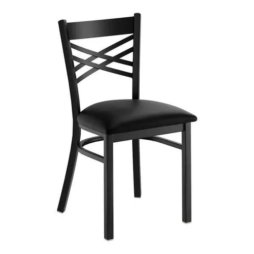 Black Cross-Back Chair