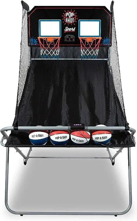 Pop-A-Shot - Arcade Basketball Fun at Home-10 Game Modes-4 Balls