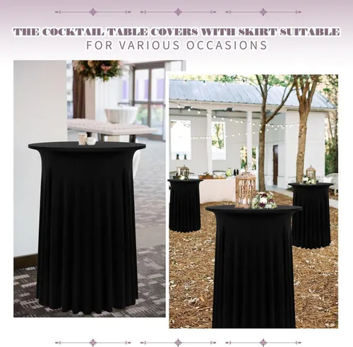 Tablecloth/Linen - Round - 32 in Bar Height Skirt (43 in Length)