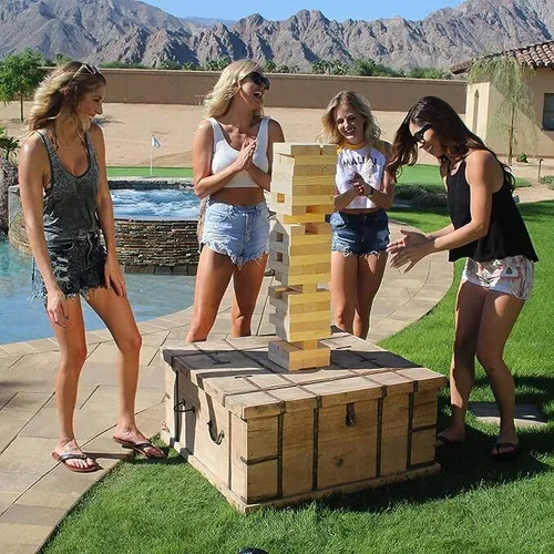 Jenga - GIANT SIZE Wooden Toppling Tower