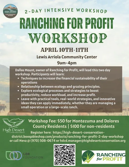 Ranching for Profit 2-day Workshop 