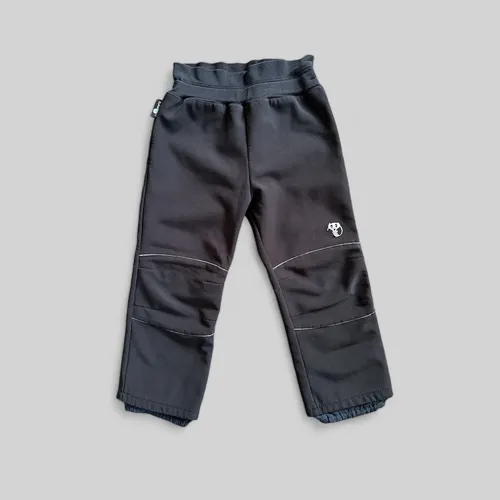 Černé softshellové kalhoty