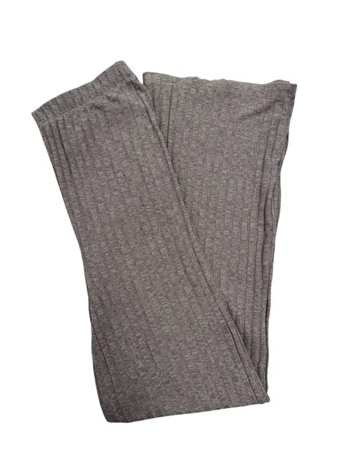 Úpletové zvonové kalhoty