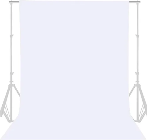 White Fabric Photo Backdrop