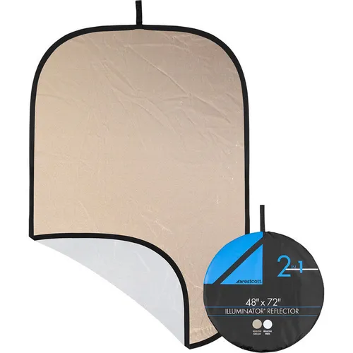 WESTCOTT ILUMINATOR REFLECTOR 2 IN 1 - 48” x 72” - 0000263