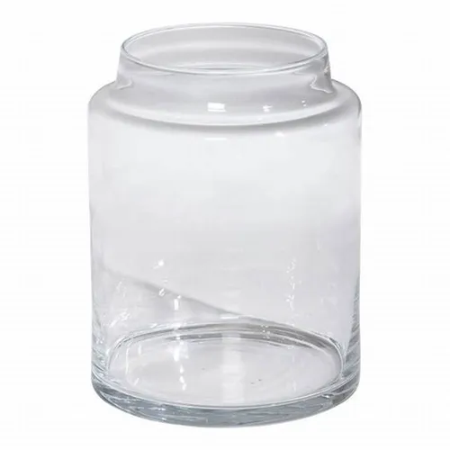 Glass Vase Wide Opening