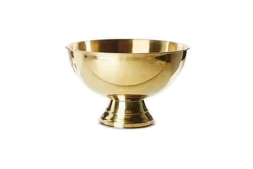Round Gold Drink Tub