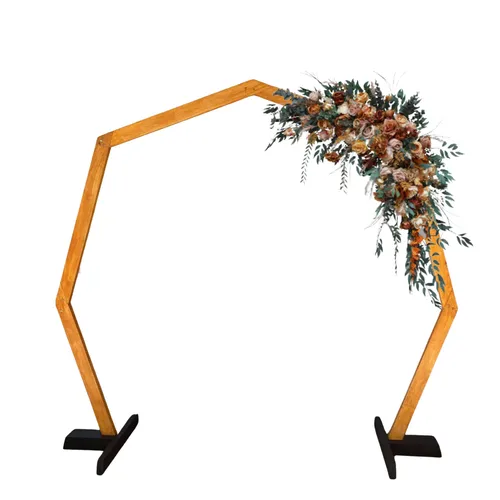 Wooden Hexagon Arbour