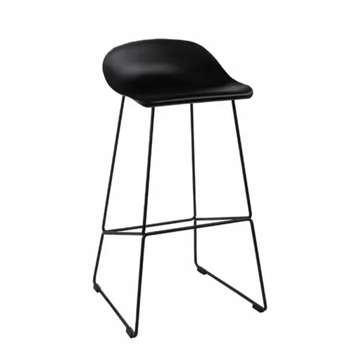 Stool Black Low Back 