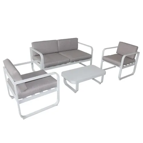 White 4 piece Lounge Setting