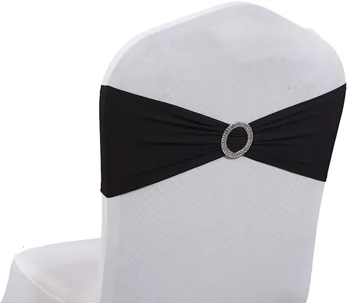 Chair Tie Lycra Black 