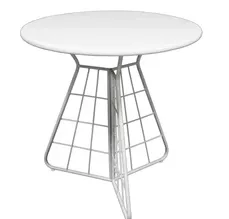 Wire Coffee Table White