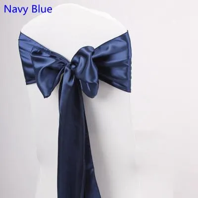 Navy Blue Chair Tie