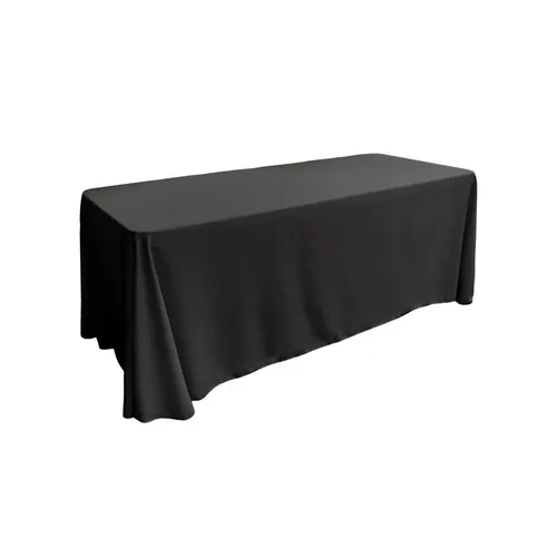 Table Cloth Rectangle Black 