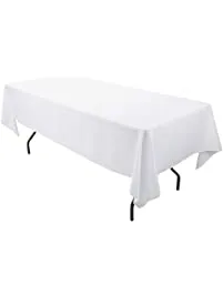 White Rectangle Table Cloth