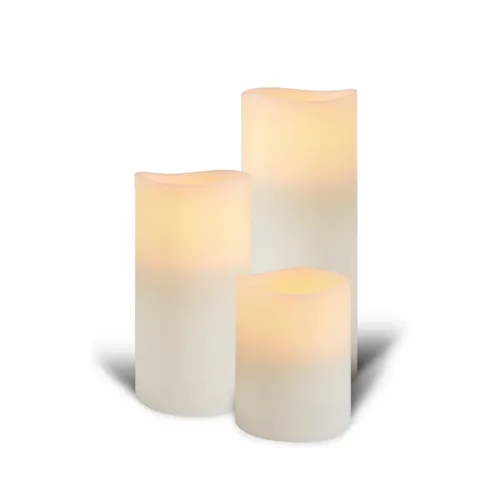 Candles LED Pillar x 3