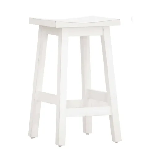 White Wooden Stool