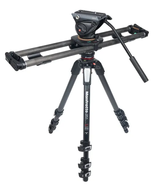 Manfrotto 055 Tripod with Syrp Magic Carpet Slider