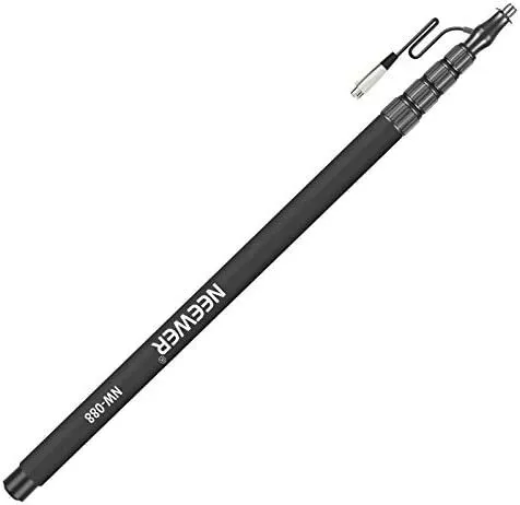 Neewer Portable Handheld Microphone Boom Pole with Built-in Xlr Audio Cable
