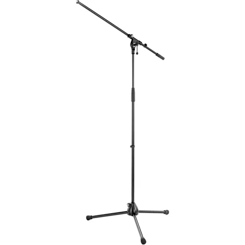 K&M 210/2 Microphone stand and boom arm 0.9m to 1.6m
