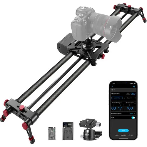 Neewer ER1 Motorized Wireless Carbon Fiber Camera Slider (31.5
