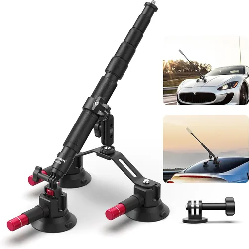 NEEWER Triple Suction Cup Car Mount Kit