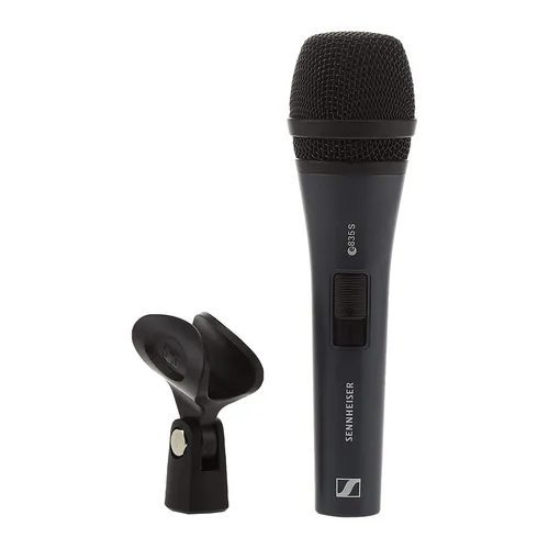 Sennheiser e835S Handheld Cardioid Dynamic Microphone with On/Off Switch