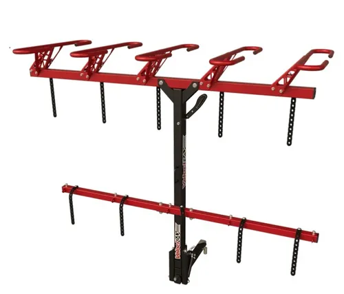 Vertical Bike Rack for 5 bikes - 2 inch hitch receiver required