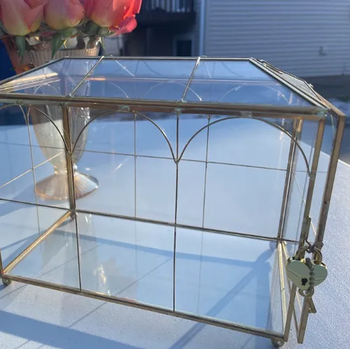 Cardbox - Gold and Glass