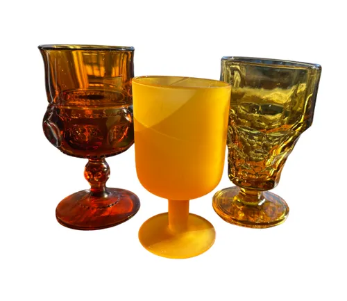 Orange/Yellow Goblets