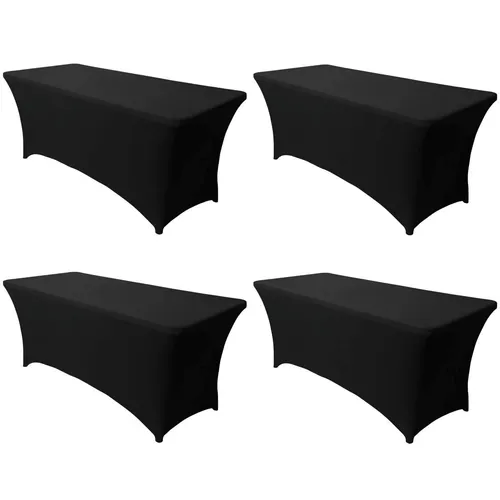 Black stretch table cloths
