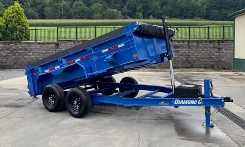 12' Telescopic Dump Trailer - 9.9K GVWR