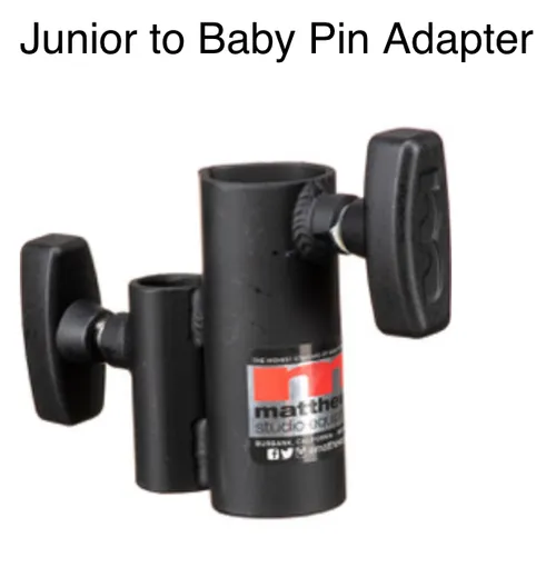 Junior to baby pin adapter