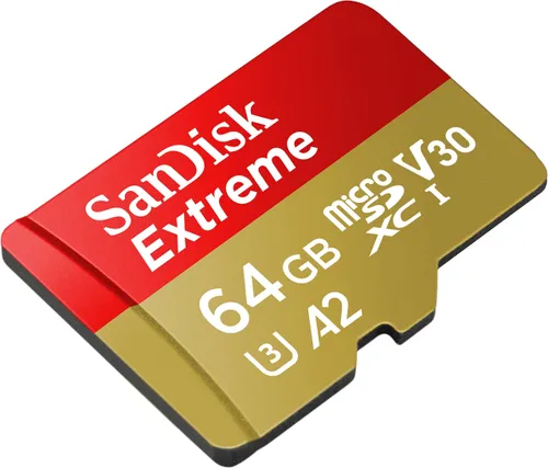 64GB Micro SDXC V30 UHS-I U3 A2 Card